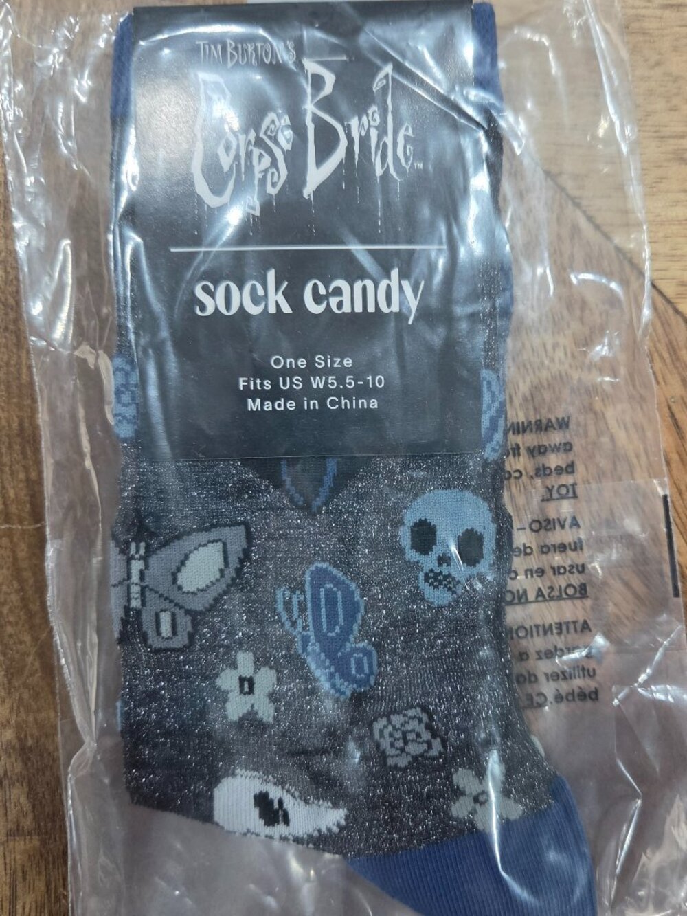 Sock Candy Corpse Bride collection socks OS New